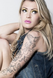 Striking eye and lip makeover