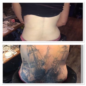 Skin camouflage for tattoos